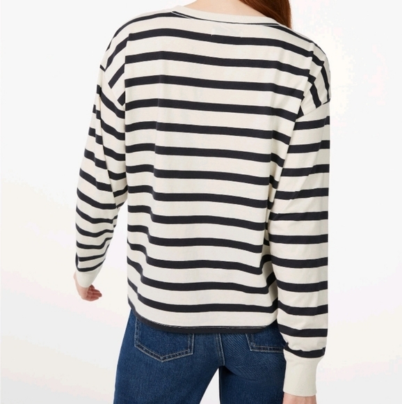 Women's Pocket T-Shirt with Long Sleeves - Picture 6 of 6